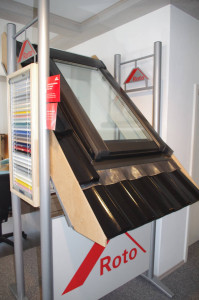 Wohndachtfenster Roto in Ausstellung