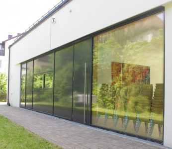 Ev.Gemeinehaus Kronach - Holz-Aluminium Fassade