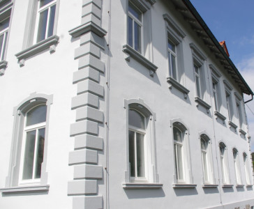 Gemeindehaus Steinberg - Holz Fenster + Türe