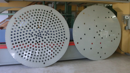 CNC Fräsarbeiten - Kreise mit 2,5m Durchmesser