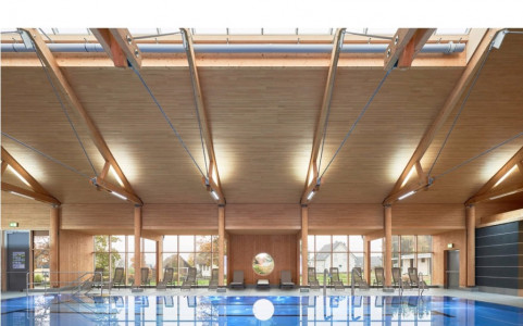 Freitzeitzentrum Steinbach a.Wald - Pfosten-Riegel HolzAlu